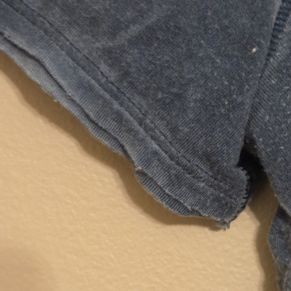 Free People Distressed Short Sleeve Shirt - Picture 4 of 6